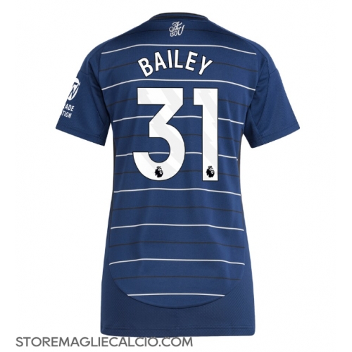 Aston Villa Leon Bailey #31 Maglia Gara Terza Repliche 2024-25 Donna Maniche Corte Aston Villa Leon Bailey #31 Maglia Gara Terza Repliche 2024-25 Donna Maniche Corte